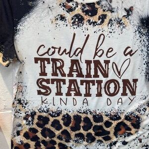 Leopard Print Kids Shirt - Brown and Black